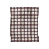 Wallace Plaid Maroon & Gold in Twin (68" x 88") Size