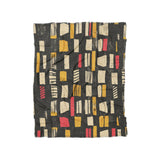 Milo Black, Red, & Yellow in Twin (68" x 88") Size