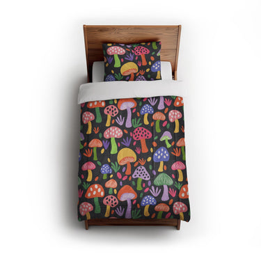 Luminescent Shroomies in Twin (68" x 88") Size