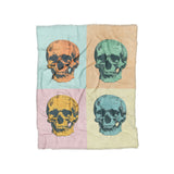 Pop Art Skulls in Twin (68" x 88") Size