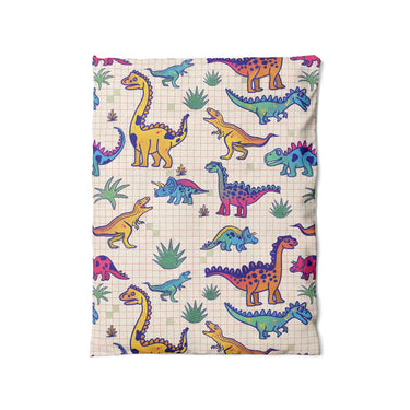 Doodle Dinos in Twin (68" x 88") Size