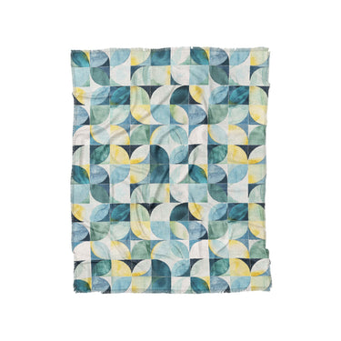 Aeolus Blue Green in Twin (68" x 88") Size