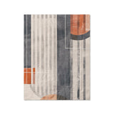Gordian Navy & Orange in Twin (68" x 88") Size