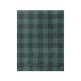 Buffalo Plaid Deep Teal in Twin (68" x 88") Size