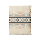 Loxcie Ivory & Blue in Twin (68" x 88") Size