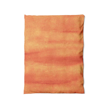 Ophelia Watercolor Fire Orange Balayage in Twin (68" x 88") Size