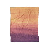 Imogen Watercolor Orange & Purple Ombre in Twin (68" x 88") Size