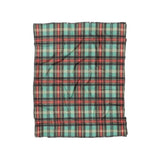 Ferguson Plaid Teal Red in Twin (68" x 88") Size