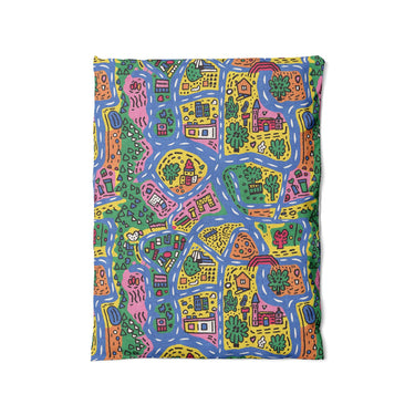 Kids Road Map in Twin (68" x 88") Size