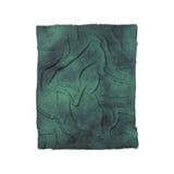 Andromeda Watercolor Teal in Twin (68" x 88") Size