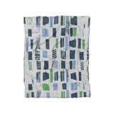 Milo Blue & Green in Twin (68" x 88") Size