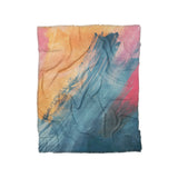 Eloise Blue & Pink in Twin (68" x 88") Size