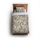 Harlan Ivory & Black in Twin (68" x 88") Size