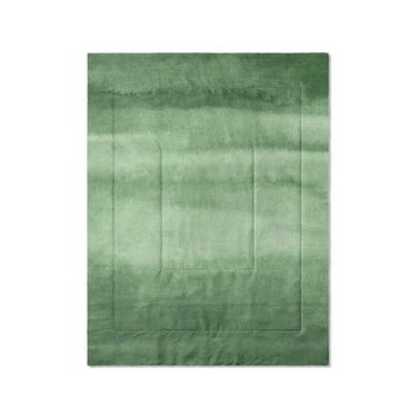 Jacinda Watercolor Green Ombre in Twin (68" x 88") Size