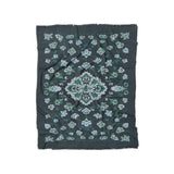 Fenwick Navy & Green in Twin (68" x 88") Size