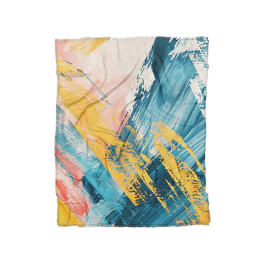 Egon Blue & Yellow in Twin (68" x 88") Size