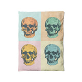 Pop Art Skulls in Twin (68" x 88") Size