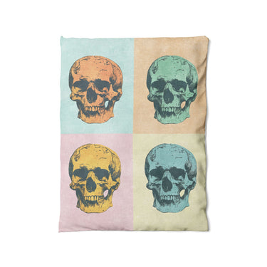 Pop Art Skulls in Twin (68" x 88") Size