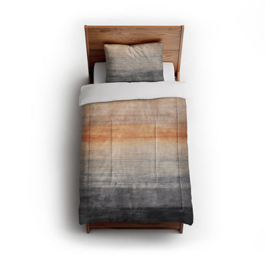 Ruidoso Navy & Burnt Orange in Twin (68" x 88") Size