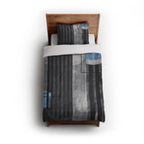 Gordian Dark Blue in Twin (68" x 88") Size
