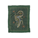 Hungry Alligator Green in Twin (68" x 88") Size