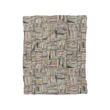 Atticus Multicolor Crosshatch in Twin (68" x 88") Size