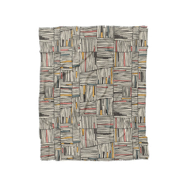 Atticus Multicolor Crosshatch in Twin (68" x 88") Size