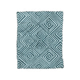Hoffman Teal in Twin (68" x 88") Size