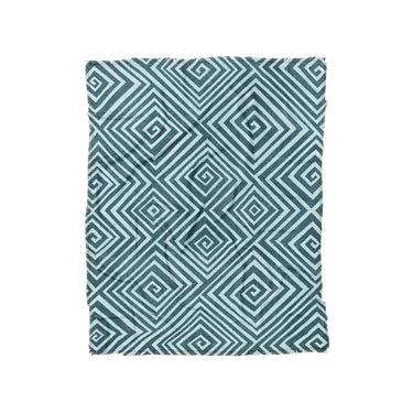 Hoffman Teal in Twin (68" x 88") Size