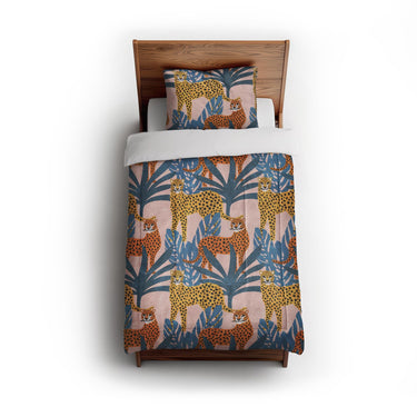 Tropical Cheetahs in Twin (68" x 88") Size