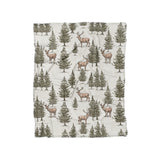 Forest Deer in Twin (68" x 88") Size