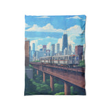 Chicago Metro in Twin (68" x 88") Size