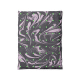 Acid Burn Purple & Green in Twin (68" x 88") Size