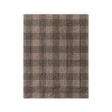 Buffalo Plaid Dark Cedar Brown in Twin (68" x 88") Size