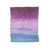 Imogen Watercolor Blue & Purple Ombre in Twin (68" x 88") Size