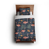 Flamingo Paradise in Twin (68" x 88") Size