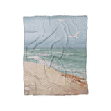 On the Beach by Fidelia Bridges in Twin (68" x 88") Size