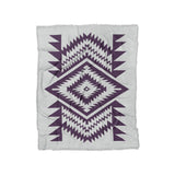 Reyno Eggplant & Stone in Twin (68" x 88") Size