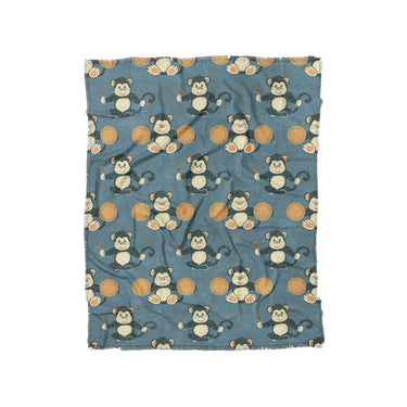 Musical Chimps in Twin (68" x 88") Size