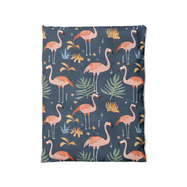 Flamingo Paradise in Twin (68" x 88") Size