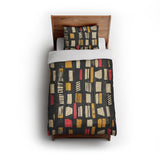 Milo Black Red & Yellow in Twin (68" x 88") Size