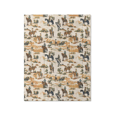Desert Cowboys in Twin (68" x 88") Size