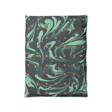 Acid Burn Teal & Orange in Twin (68" x 88") Size