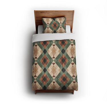 Spokane Sage Green & Taupe in Twin (68" x 88") Size