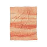 Ophelia Watercolor Peach Balayage in Twin (68" x 88") Size