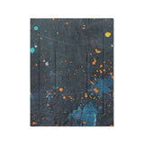 Jacob Navy & Orange in Twin (68" x 88") Size