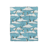 Arctic Penguins in Twin (68" x 88") Size