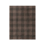 Buffalo Plaid Hickory Brown in Twin (68" x 88") Size