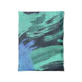 Tethys Navy & Seafoam in Twin (68" x 88") Size
