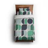 Otto Turquoise in Twin (68" x 88") Size